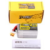 Tattu R-line Version 5.0 1550mah 6S 150C 22.2V Lipo Battery - XT60