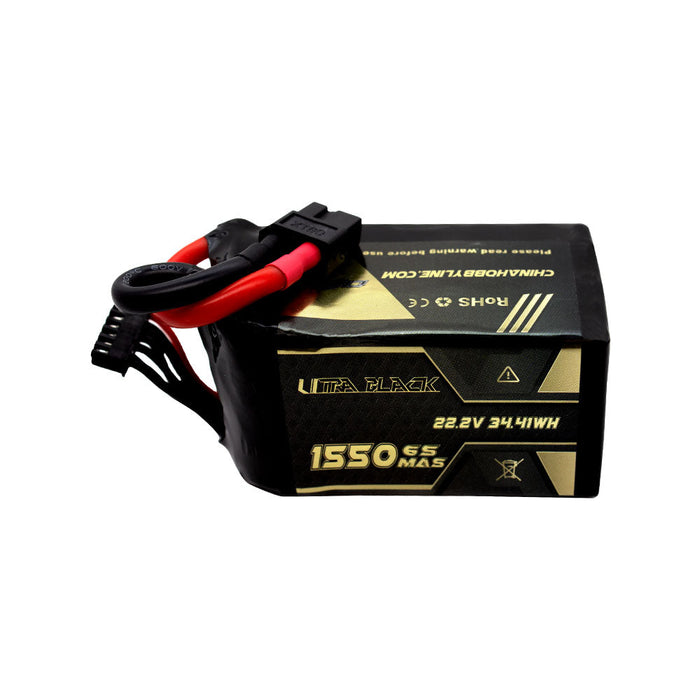 CNHL Ultra Black Series 1550MAH 22.2V 6S 150C Lipo Battery - XT60