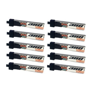 10 Pack Pyrodrone Hyperjuice 380mAh 3.8V 1S 60C HV - A30 Plastic Head