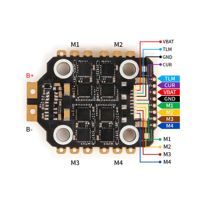 Holybro Kakute H7 Mini V1.3 W/Tekko32 F4 4in1 Mini 50A ESC STACK - 20x20mm