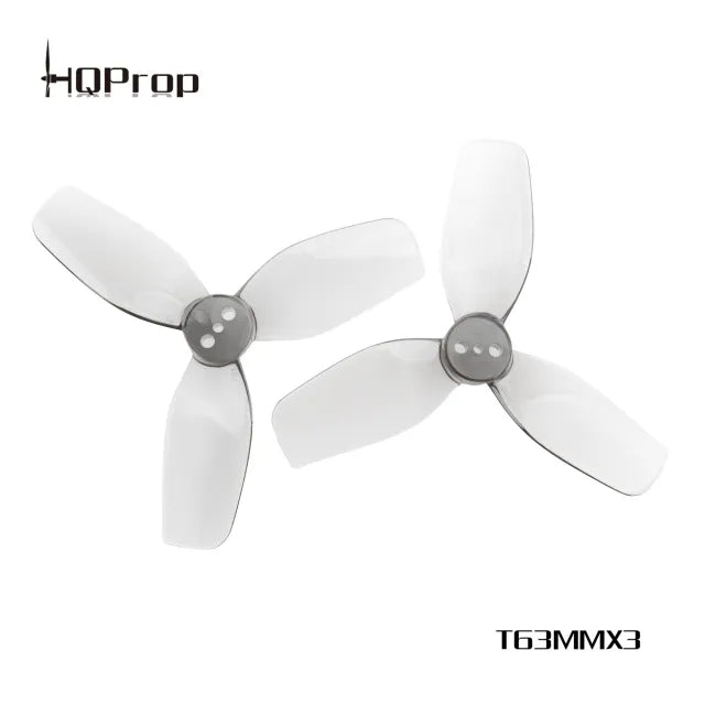 HQProp Durable DT63MMX3 V2 Tri-Blade 63mm Cinewhoop Prop (2CW + 2CCW)