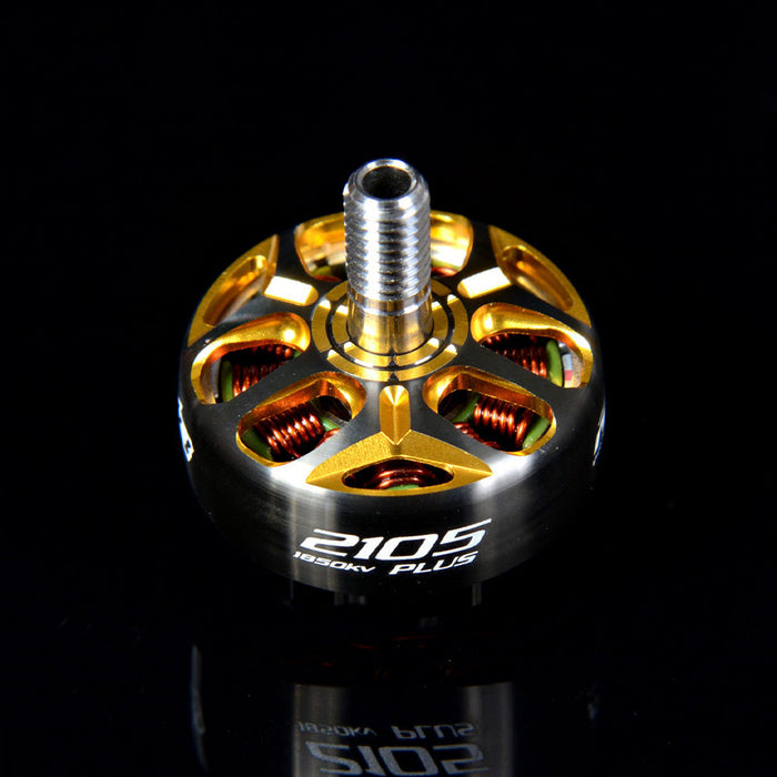 RCINPOWER GTS V3 2105 Plus M5-Mount 1850KV Motor (Gunmetal/Gold)