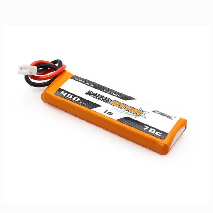 4-Packs CNHL MiniStar HV 450mAh 3.8V 1S 70C Lipo Battery with PH2.0