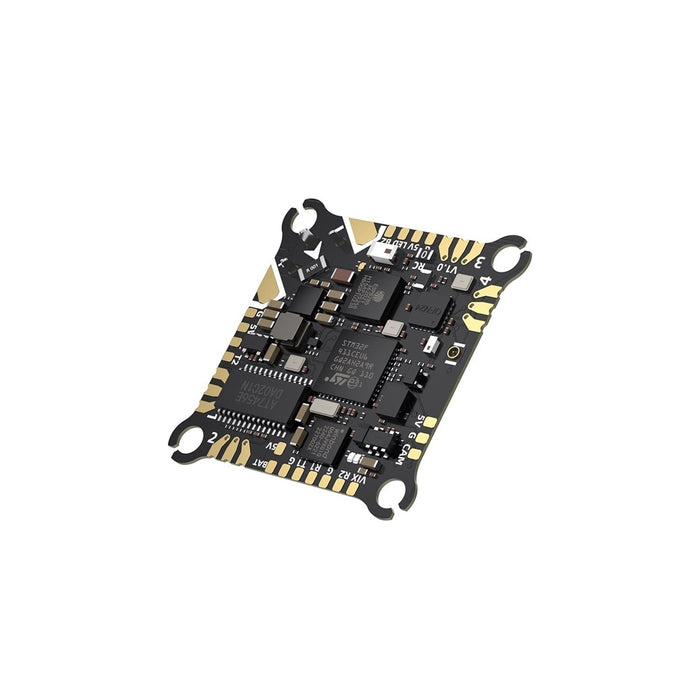 GEPRC TAKER F411 AIO Flight Controller Built-in ELRS 2.4G Receiver and 1-2S 12A ESC - 25x25mm