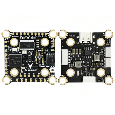 Sequre H743 V2 & E70 G2 4-8S Stack H743 V2 ICM42688P Flight Controller and 70A BL32 128K 4in1 ESC - 30x30mm