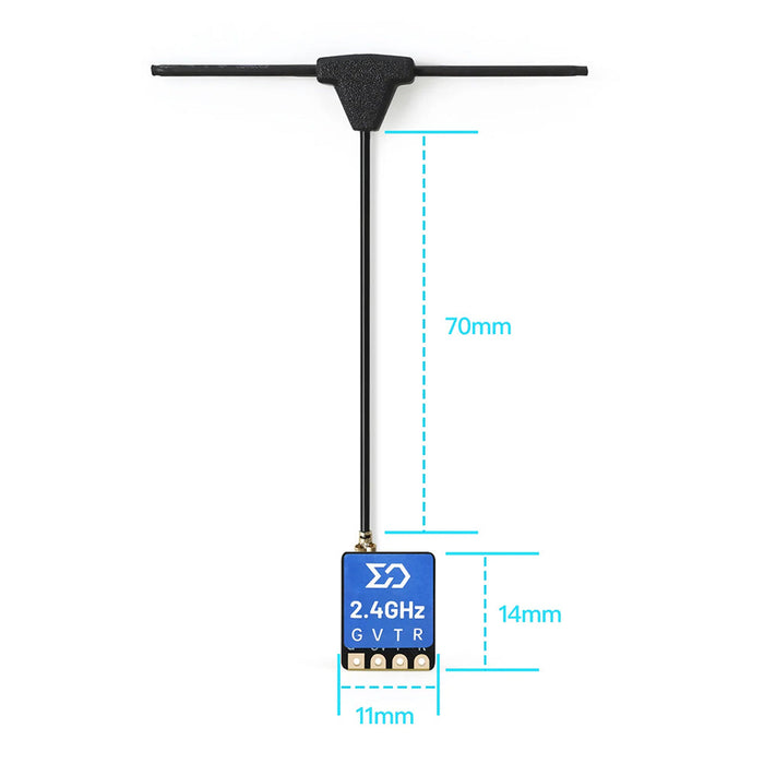 Sub250 ELRS Nano Receiver - 2.4GHz