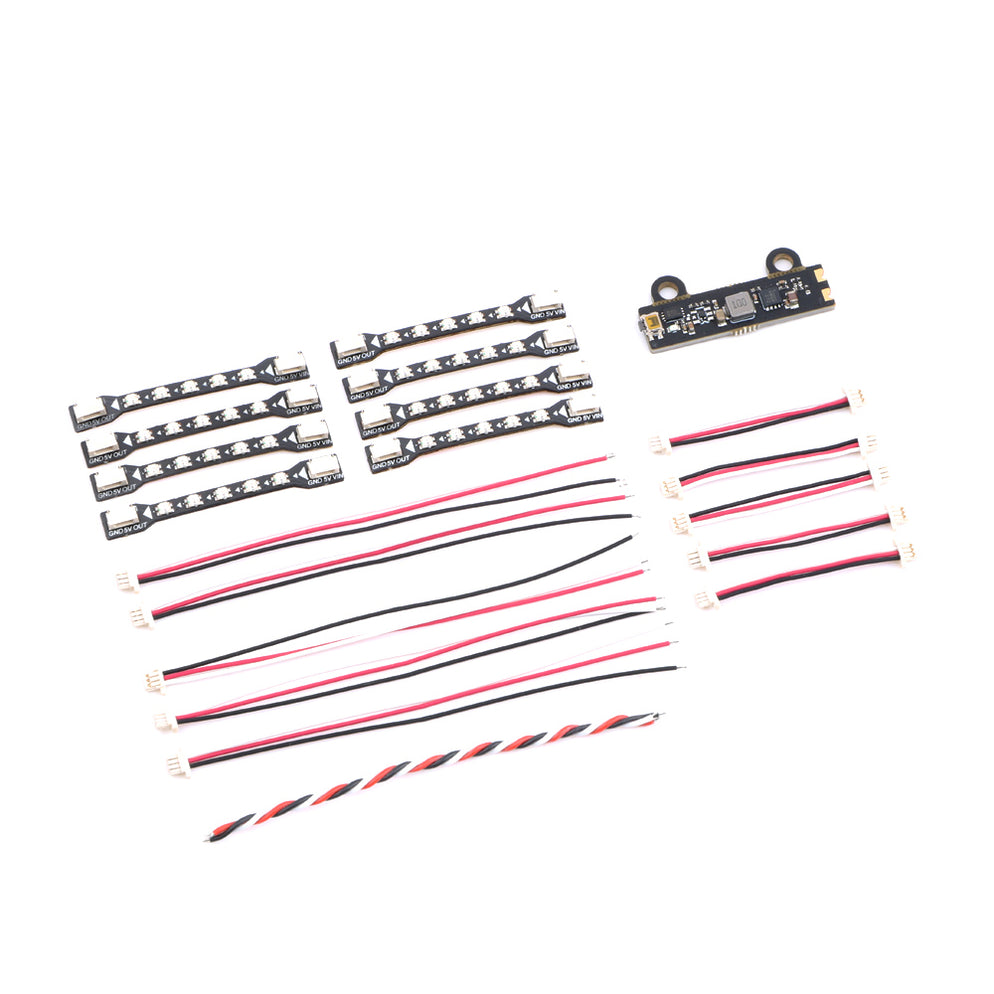 Skystars FPV LED Boards with Control Panel (8pcs) — Pyrodrone