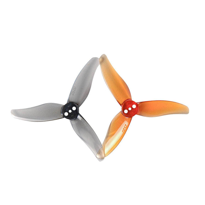 Gemfan Hurricane 2.5" 2520-3 PC Durable Tri-Blade Prop 1.5mm Shaft (4CCW+4CW) - Choose Color