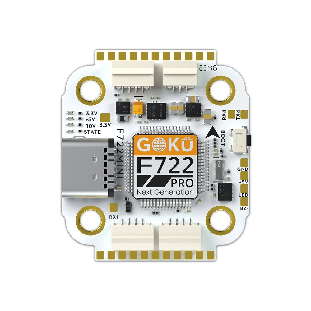 Flywoo Goku F722 Pro Mini V2 Flight Controller - 20x20mm — Pyrodrone