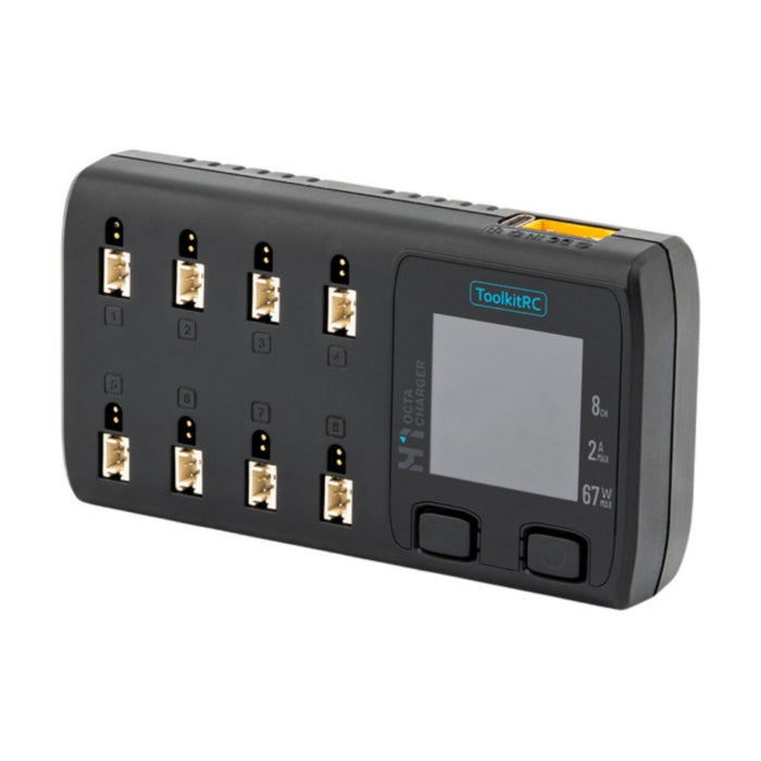 ToolkitRC H1 Octa 8x 1S PH2.0/BT2.0 Charger