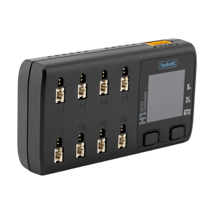 ToolkitRC H1 Octa 8x 1S PH2.0/BT2.0 Charger