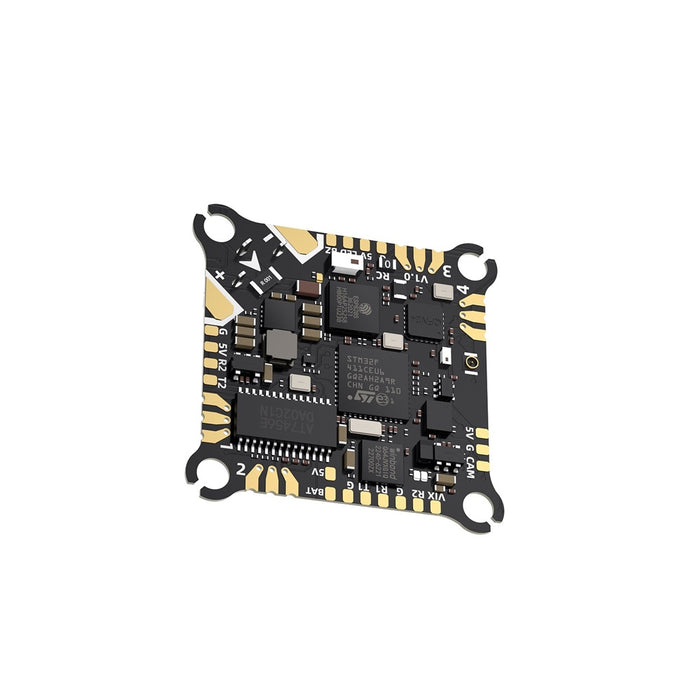 GEPRC TAKER F411 AIO Flight Controller Built-in ELRS 2.4G Receiver and 1-2S 12A ESC - 25x25mm