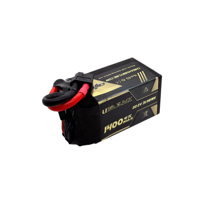 CNHL Ultra Black Series 1400MAH 22.2V 6S 150C Lipo Battery - XT60