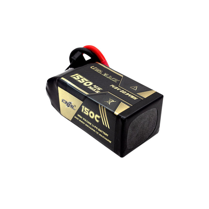 CNHL Ultra Black Series 1550MAH 14.8V 4S 150C Lipo Battery - XT60