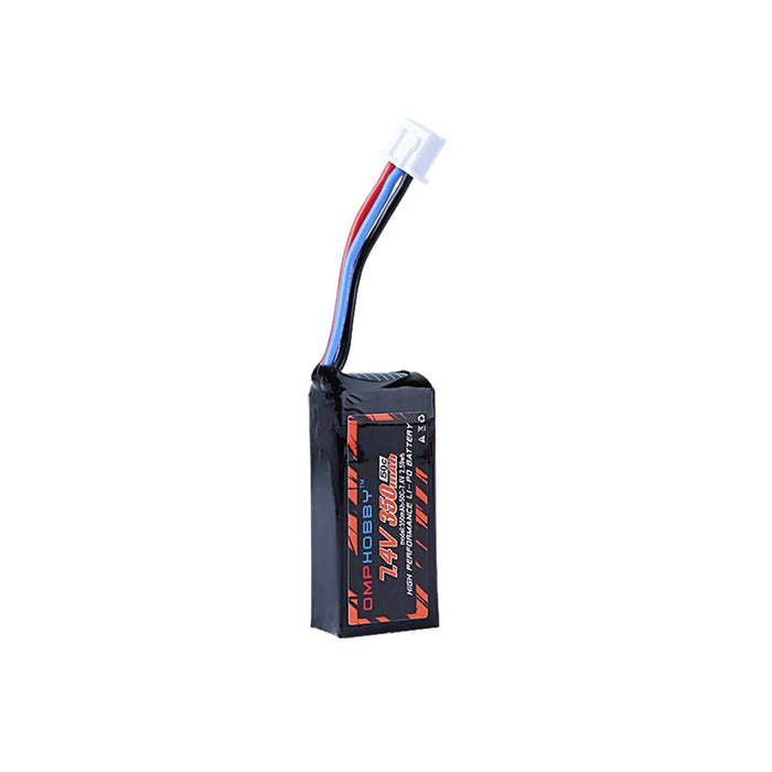 OMPHobby 50C 7.4V 2S 350mAh LiPo Battery for M1 EVO 3D Helicopter