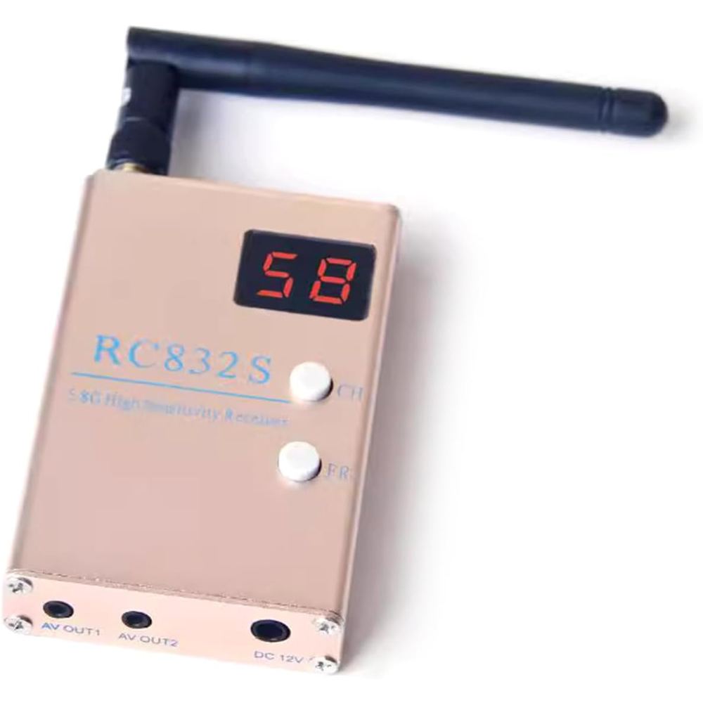 RC832S 5.8GHz Video Receiver 600mw with 48CH Selection — Pyrodrone