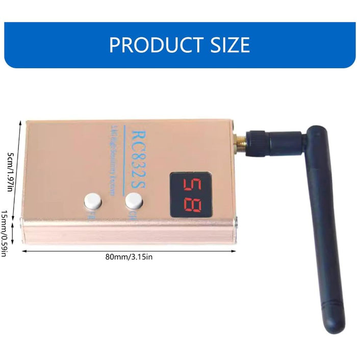 RC832S 5.8GHz Video Receiver 600mw with 48CH Selection