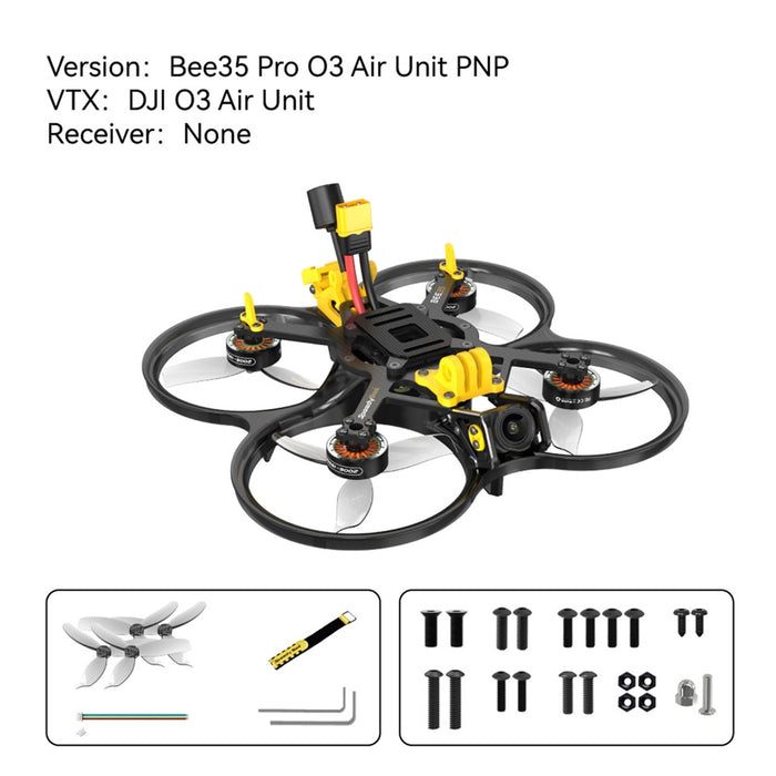 SpeedyBee Bee35 PRO HD O3 Air Unit 6S 3.5" CineWhoop Drone - Choose Receiver