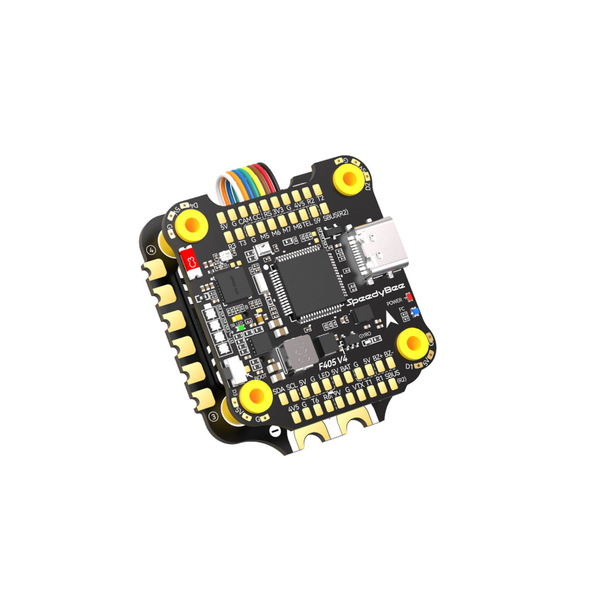 SpeedyBee F405 V4 Flight Controller Stack - F405 FC, 55A 4in1 ESC