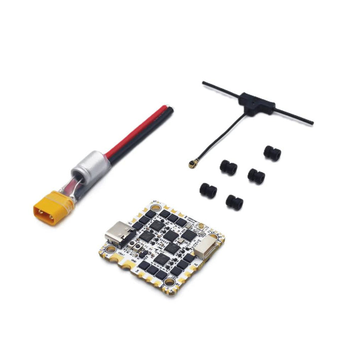 HDZero Gamma 45A 3-6S HD-Ready AIO Flight Controller for 2.5–4in Digital Builds ELRS 2.4GHz RX - 25×25mm