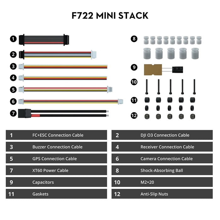 GOKU F722 Pro Mini V2 45A 32Bit 128K Stack - 20x20mm