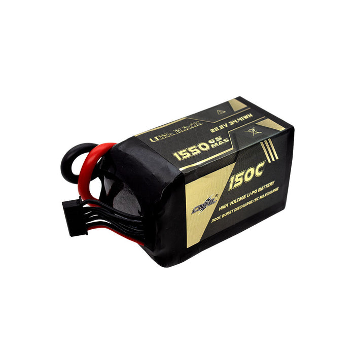 CNHL Ultra Black Series 1550MAH 22.2V 6S 150C Lipo Battery - XT60