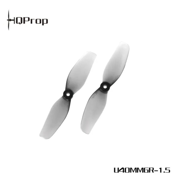 HQ Ultralight Whoop Prop 1.6x1.2 (40MM) Micro/Whoop Prop (1.5mm Shaft) GREY - 2CW+2CCW