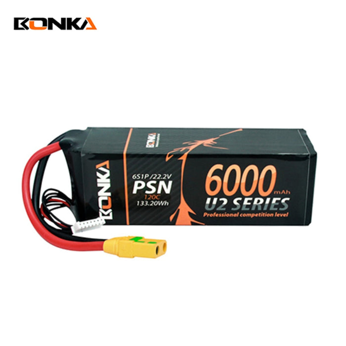 Bonka PSN Series 6S 22.2V 120C 6000mAh Long Range/Cinelifter Lipo Battery - XT90