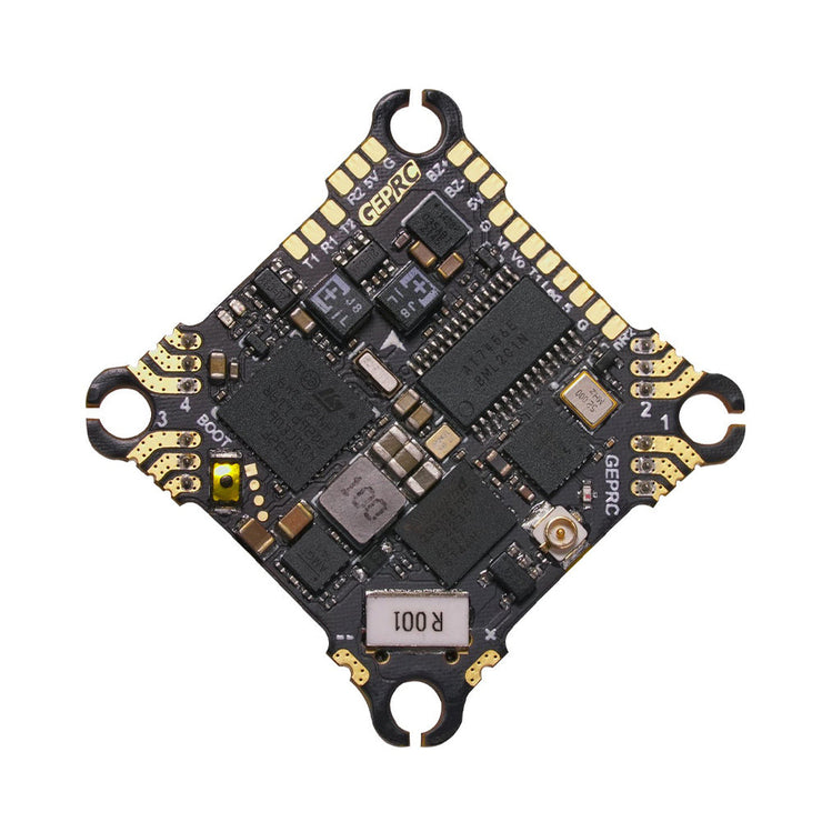 GEPRC TAKER F411 AIO Flight Controller Built-in ELRS 2.4G Receiver and 2-4S 12A Bluejay ESC - 25x25mm