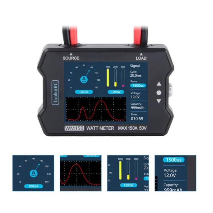 ToolkitRC WM150 Advanced Watt & Power Meter