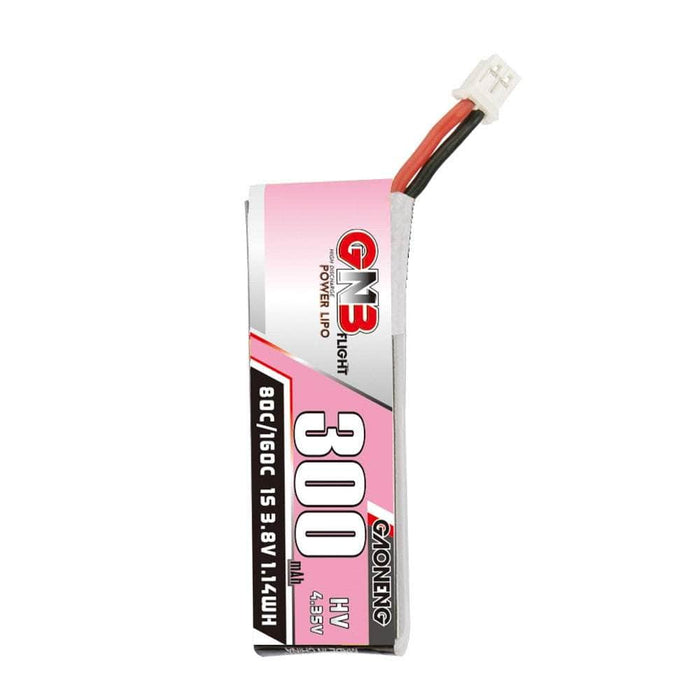 Gaoneng GNB 1S 300MAH 80C 3.8V HV Li-Po Battery for Whoop Micro - PH2.0 Cabled