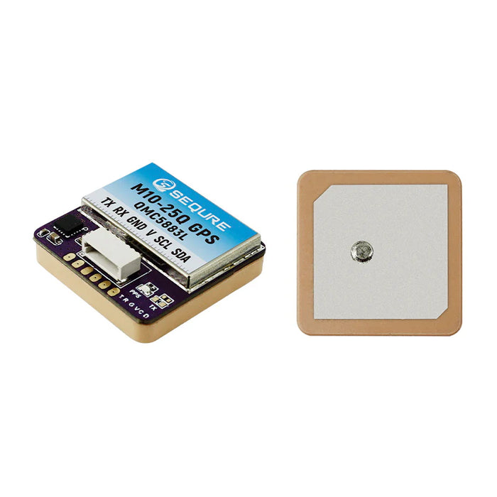 72 Canaux de Recherche Module GPS M10-25Q Intégré Boussole QMC5883L Fréquence Sortie 10Hz Faible Consommation Énergie pour Drone Course FPV 72 Canaux de Recherche Module GPS M10-25Q Intégré Boussole QMC5883L Fréquence Sortie 10Hz Faible Consommation Énergie pour Drone Course FPV