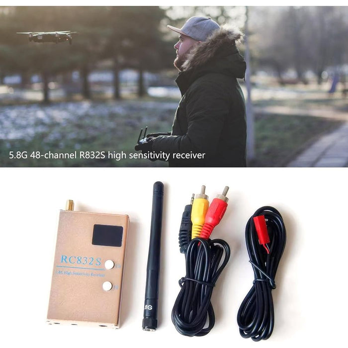 RC832S 5.8GHz Video Receiver 600mw with 48CH Selection