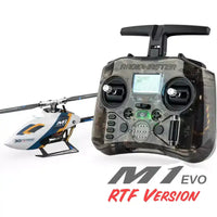 OMPHobby M1 EVO RTF 3D Flybarless Dual Brushless Motor Direct-Drive RC Helicopter - WHITE