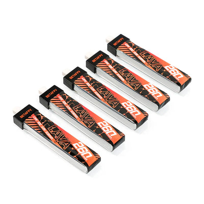 BETAFPV LAVA 1S 260mAh 80C BT2.0 Battery (5PCS)