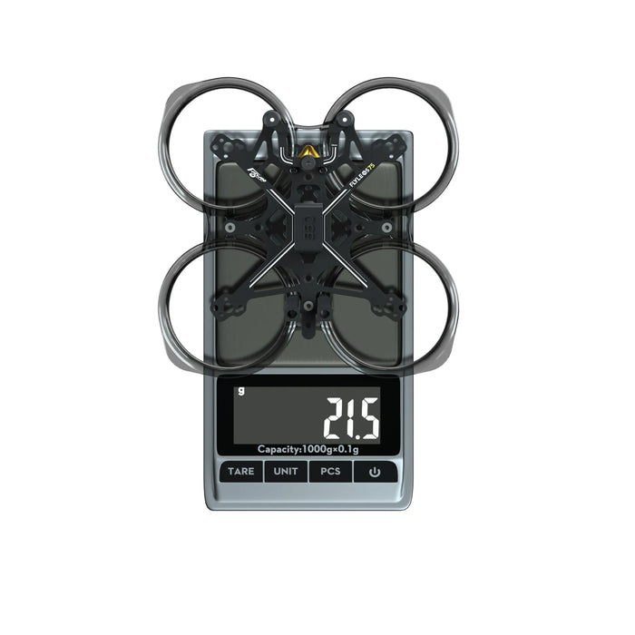 Flywoo FlyLens 75 O3 Frame Kit - Lite - Clear Black