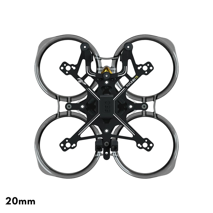 Flywoo FlyLens 75 O3 Frame Kit - Clear Black