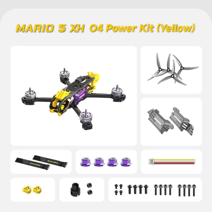 SpeedyBee Mario 5 XH O4 Power Kit BNF Drone - Choose Color