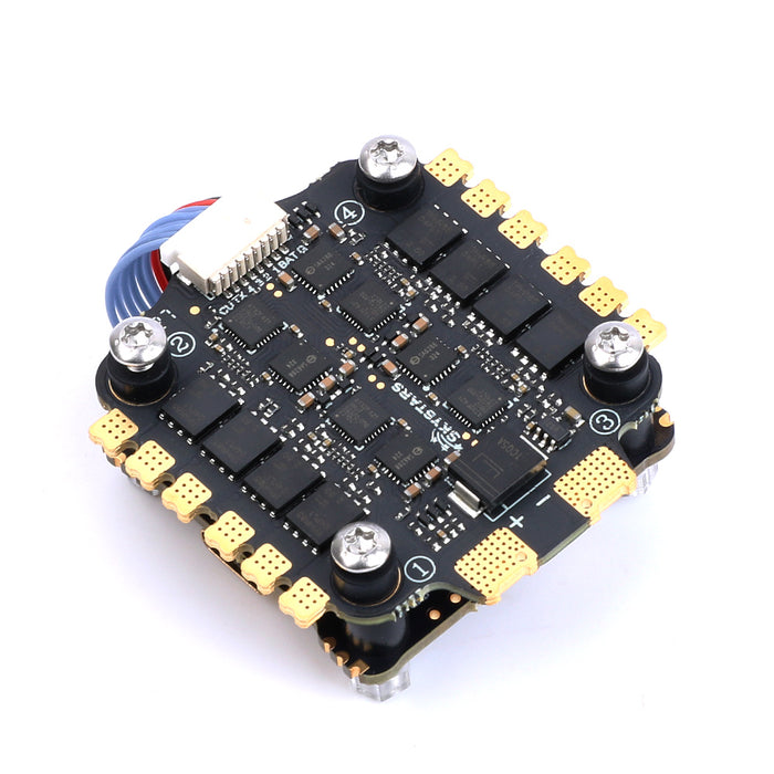 Skystars F7HD Stack F722HD Pro 4 Flight Controller & KM65A AM32 F4 128KHz 65A 4in1 ESC - 30 x 30mm