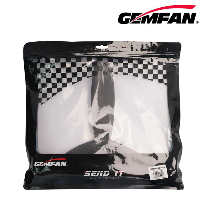 Gemfan 1510-3 15" Glass Fiber Nylon Tri-Blade Cinelifter & Macro Quad Propellers (1CW+1CCW)