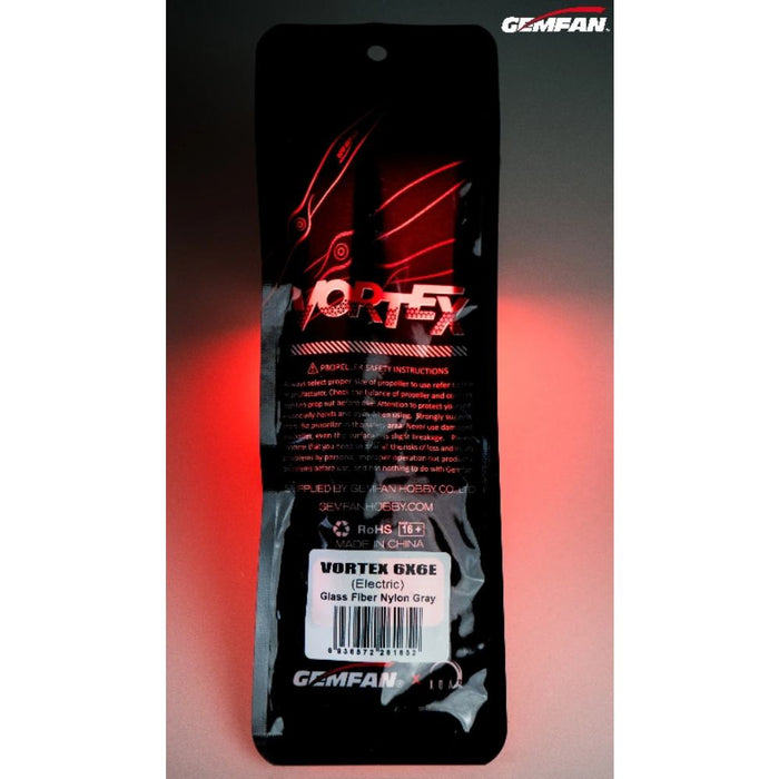 Gemfan 6x6 VORTEX Electric Glass Fiber Nylon Airplane/Wing/Drone Prop (2 Pcs)  - Choose Rotation