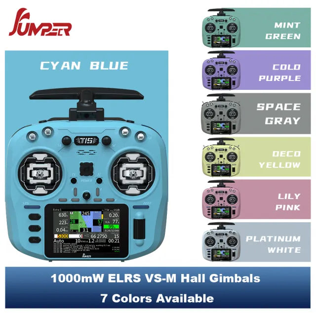 Jumper T15 ELRS 1W 2.4GHz VS-M HALL Sensor Gimbals 3.5 Jumper T15 ELRS 1W 2.4GHz VS-M HALL Sensor Gimbals 3.5