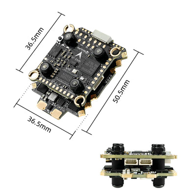 Sequre H743 V2 & E70 G1 4-8S Stack H743 V2 ICM42688P Flight Controller and 70A BL32 128K 4in1 ESC - 20x20mm