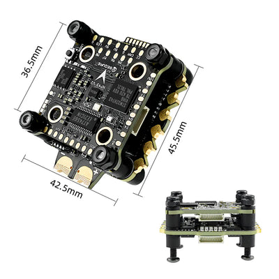 Sequre H743 V2 & E70 G2 4-8S Stack H743 V2 ICM42688P Flight Controller and 70A BL32 128K 4in1 ESC - 30x30mm