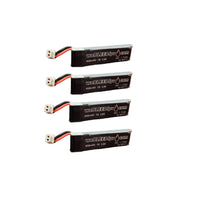 weBLEEDfpv 450mAh 1S 95C HV LiPo Whoop Battery 4 Pack - Choose Connector