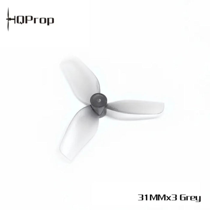 HQ Ultralight Whoop Prop 1.2x1.1x3 (31MM) Micro/Whoop Prop (0.8mm Shaft) GREY - 2CW+2CCW
