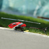OMPHobby M1 EVO RTF 3D Flybarless Dual Brushless Motor Direct-Drive RC Helicopter - RED