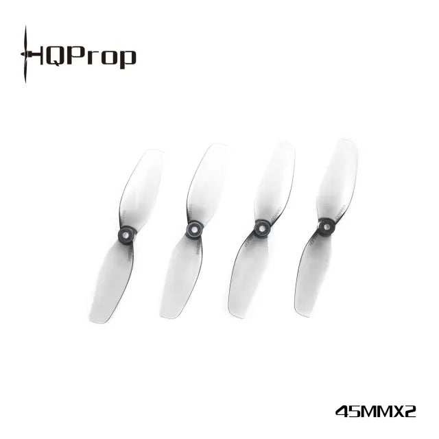 HQ Micro Whoop Prop 45MMx2 PC 1.5mm Shaft (2CW+2CCW) - Grey