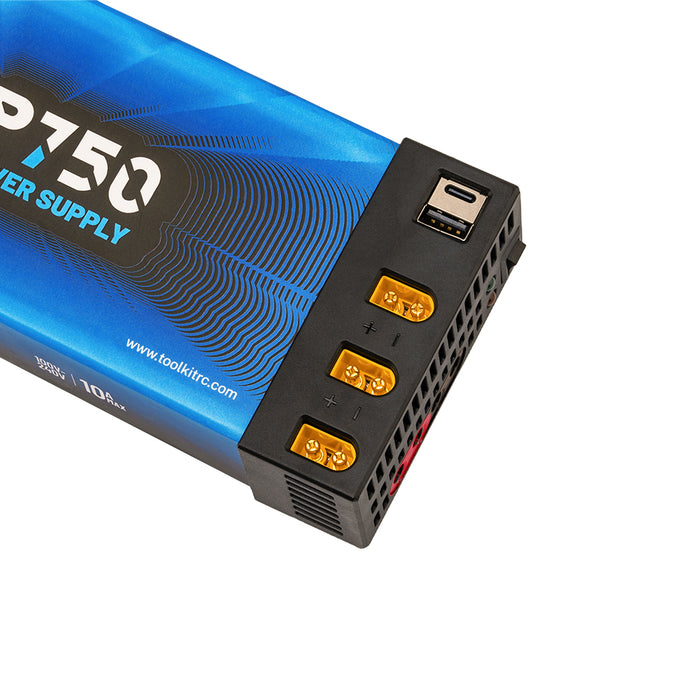 ToolkitRC ADP-750 750W 12V 6.25A Power Supply - XT60/Type C/USBA