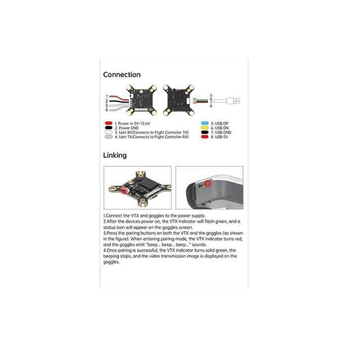 Walksnail Ascent Lite VTX/Camera Kit for Walksnail Ascent Goggles/VRX